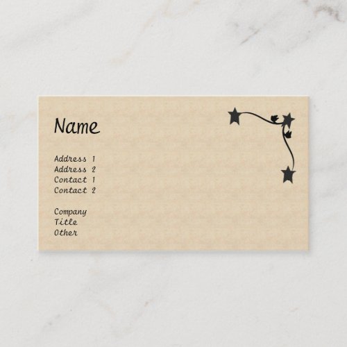 Star Vine Business Card