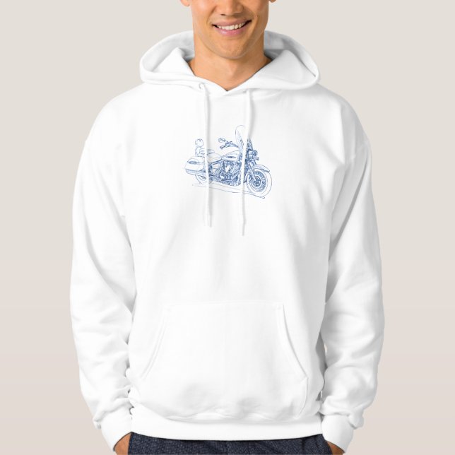 Star VStar 1300 Tourer 2010 Hoodie (Front)