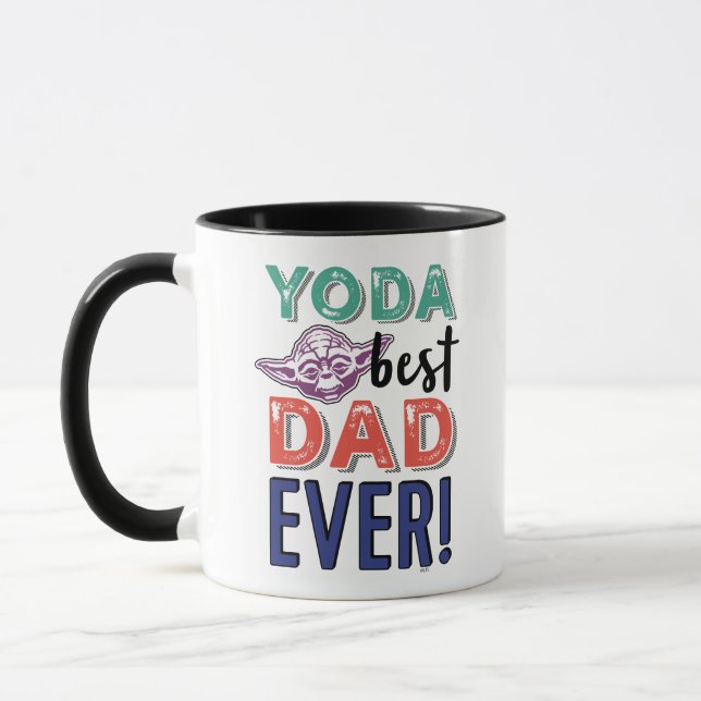 Star War | Yoda Best Dad Ever Mug (Left)