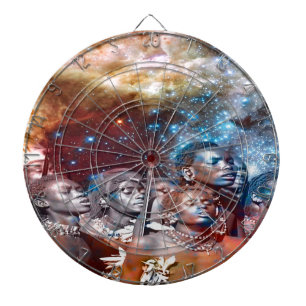Star Warriors Dartboard With Darts