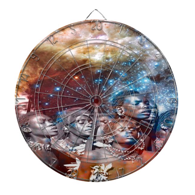 Star Warriors Dartboard With Darts (Front)