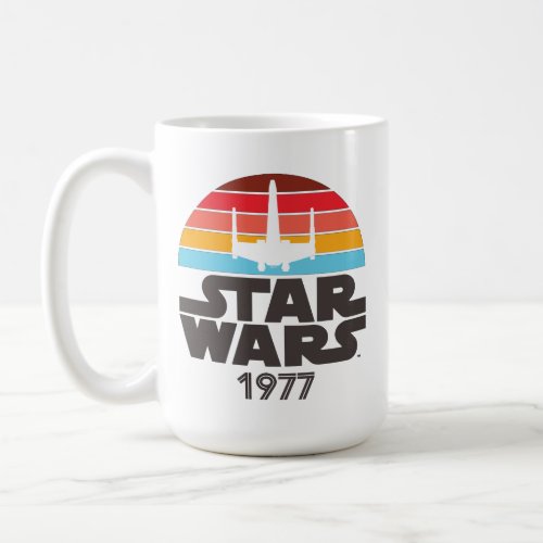 Star Wars 1977 X_Wing Retro Logo Coffee Mug