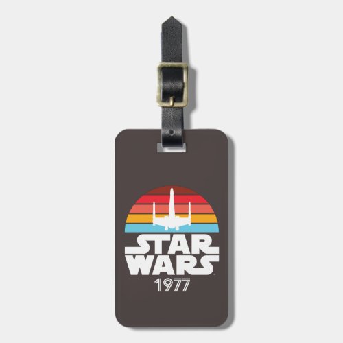 Star Wars 1977 X_Wing Retro Logo Luggage Tag