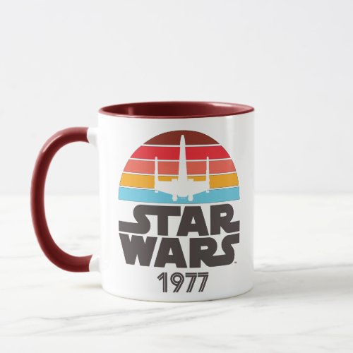Star Wars 1977 X_Wing Retro Logo Mug