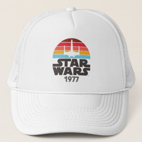 Star Wars 1977 X_Wing Retro Logo Trucker Hat