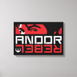 Star Wars: Andor | Andor Rebel Stencil Graphic Canvas Print