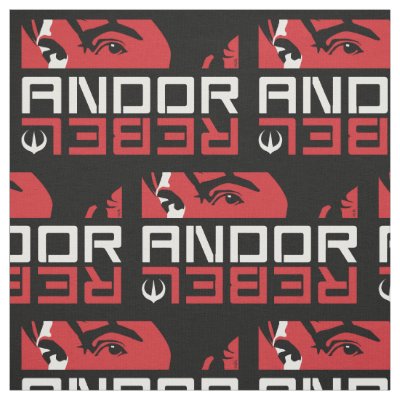Star Wars: Andor | Andor Rebel Stencil Graphic Fabric