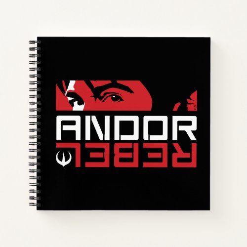 Star Wars Andor  Andor Rebel Stencil Graphic Notebook