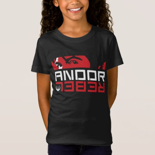 Star Wars Andor  Andor Rebel Stencil Graphic T_Shirt