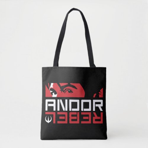 Star Wars Andor  Andor Rebel Stencil Graphic Tote Bag