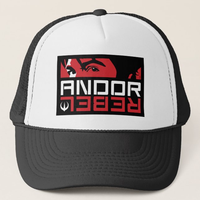 Star Wars: Andor | Andor Rebel Stencil Graphic Trucker Hat (Front)
