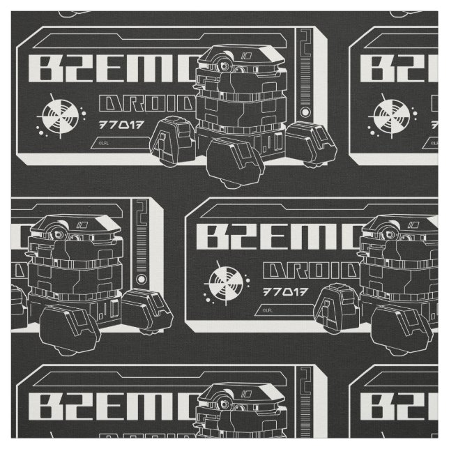 Star Wars: Andor | B2EMO Droid Outline Graphic Fabric (Swatch)
