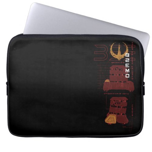 Star Wars Andor  B2EMO Droid Schematic Laptop Sleeve