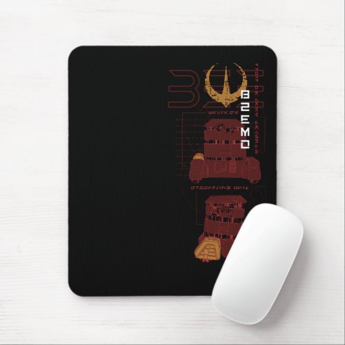 Star Wars Andor  B2EMO Droid Schematic Mouse Pad