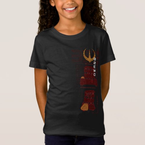 Star Wars Andor  B2EMO Droid Schematic T_Shirt