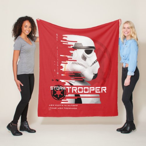 Star Wars Andor  Stormtrooper Digital Fade Fleece Blanket