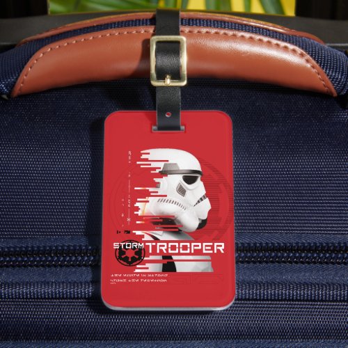 Star Wars Andor  Stormtrooper Digital Fade Luggage Tag