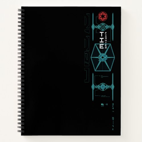 Star Wars Andor  TIE Fighter Schematic Notebook