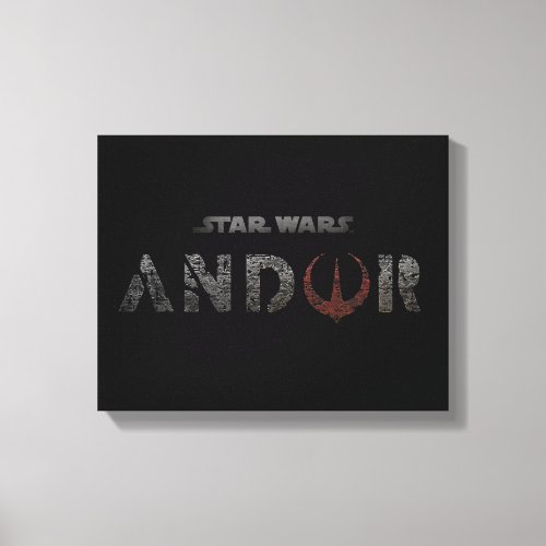 Star Wars Andor  TV Show Logo Canvas Print