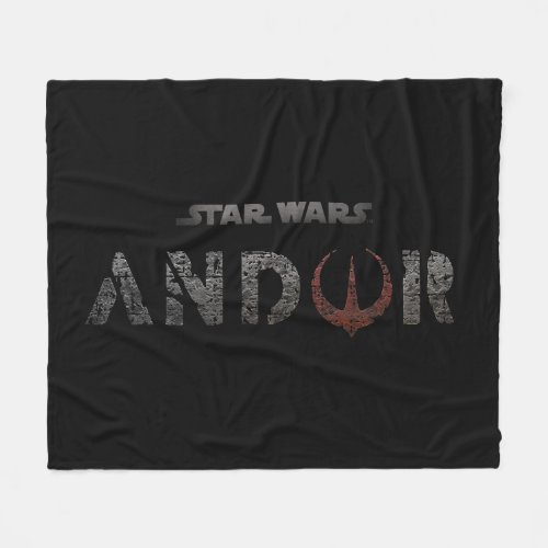 Star Wars Andor  TV Show Logo Fleece Blanket