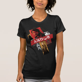 Star Wars: Andor | Wanted Andor Character Collage T-Shirt