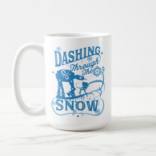 Star Wars AT_AT  AT_ST Dashing Through The Snow Coffee Mug
