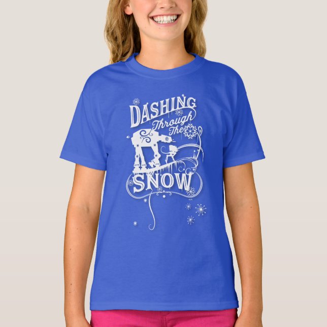 Star Wars AT-AT & AT-ST "Dashing Through The Snow" T-Shirt (Front)