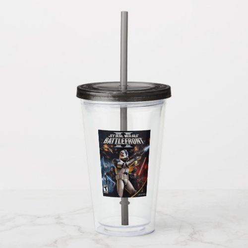 Star Wars Battlefront II Video Game Cover Acrylic Tumbler