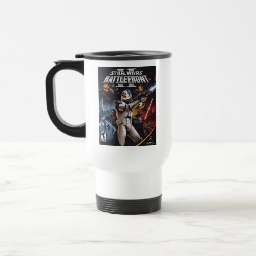 Star Wars Battlefront II Video Game Cover Travel Mug
