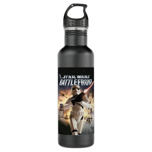 Star Wars Battlefront Video Game Cover Stainless Steel Water Bottle