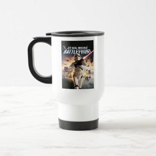 Star Wars Battlefront Video Game Cover Travel Mug