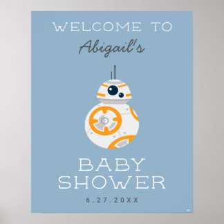 Star Wars | BB-8 Baby Shower - Welcome Poster