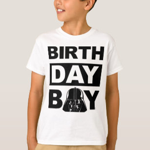 Star Wars Birthday Boy   Darth Vader - Name & Age T-Shirt