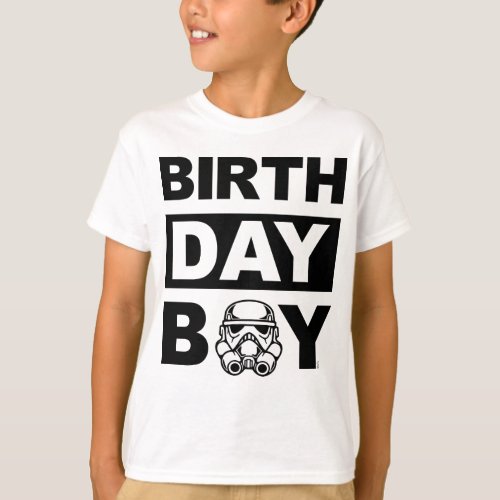Star Wars Birthday Boy  Stormtrooper _ Name  Age T_Shirt
