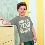 Star Wars Birthday Boy | The Child - Name & Age T-Shirt<br><div class="desc">Celebrate your Birthday Boy with these customizable shirts from the Mandalorian's Child. Personalize by adding your name and age!</div>