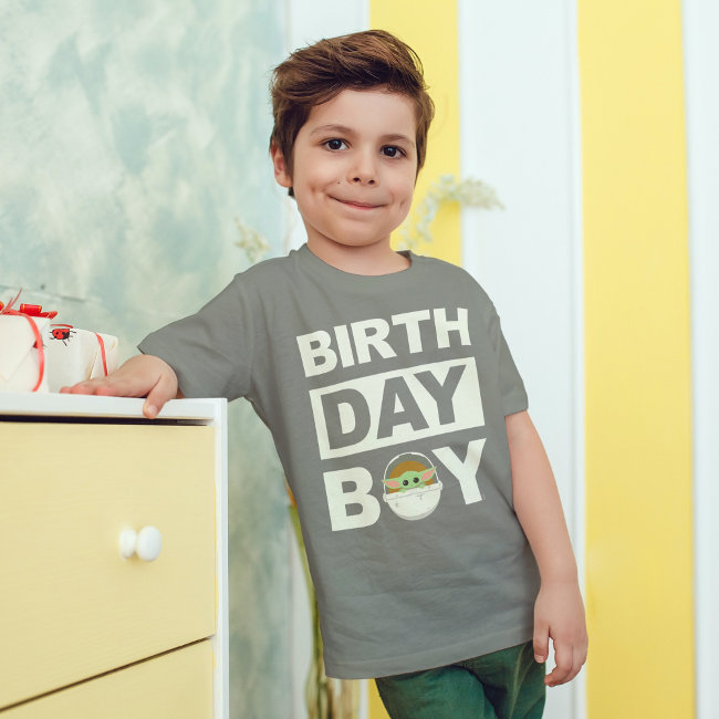 Star Wars Birthday Boy | The Child - Name & Age T-Shirt