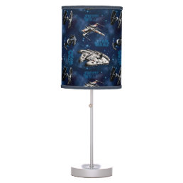 Star Wars | Blue Vehicle Classic Pattern Table Lamp