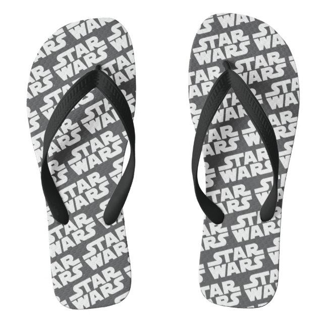 Star Wars Bold Logo Flip Flops (Footbed)