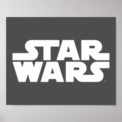 Star Wars Bold Logo Poster