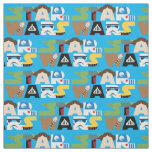 Star Wars Character Letters Logo Fabric