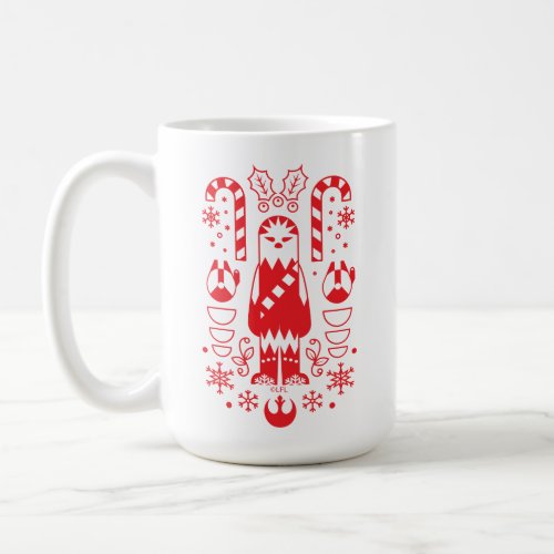 Star Wars Chewbacca Christmas Cutout Coffee Mug
