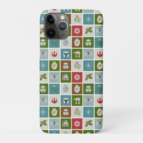 Star Wars Christmas Icon Pattern iPhone 11 Pro Case