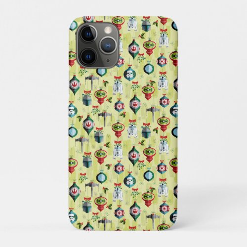 Star Wars Christmas Ornaments Pattern iPhone 11 Pro Case