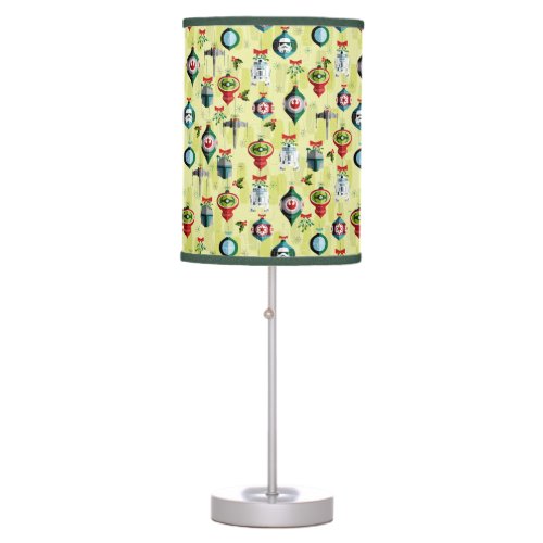 Star Wars Christmas Ornaments Pattern Table Lamp
