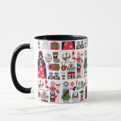Star Wars Classic Christmas Icon Pattern Mug