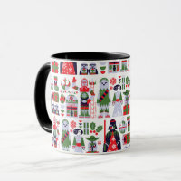 Star Wars Classic Christmas Icon Pattern Mug