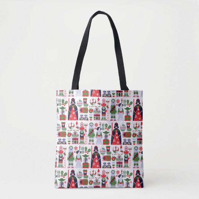 Star Wars Classic Christmas Icon Pattern Tote Bag (Front)