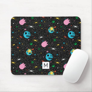 Star Wars Colorful Paper Cut Galaxy Pattern Mouse Pad