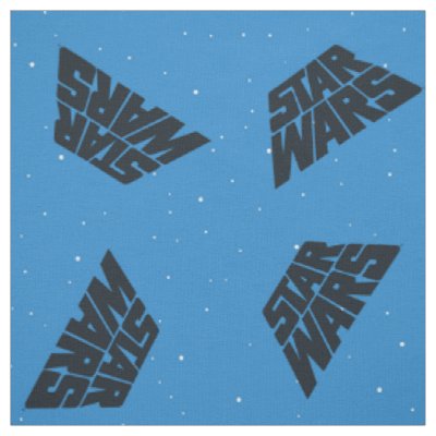Star Wars Crawl Logo Fabric