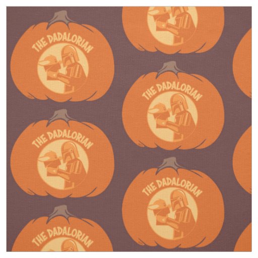 Star Wars | Dadalorian Jack-o-Lantern Fabric